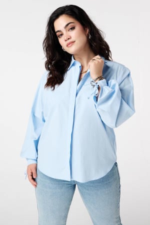 blouse lichtblauw