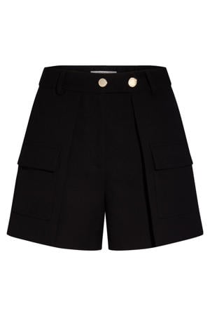 regular waist casual short zwart