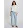 Morgan sweater ecru broderie