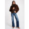 Morgan faux fur jas bruin