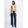 Morgan imitatieleren bodywarmer camel