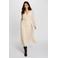 Morgan midi jurk beige