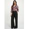 Morgan blouse met zebraprint zwart