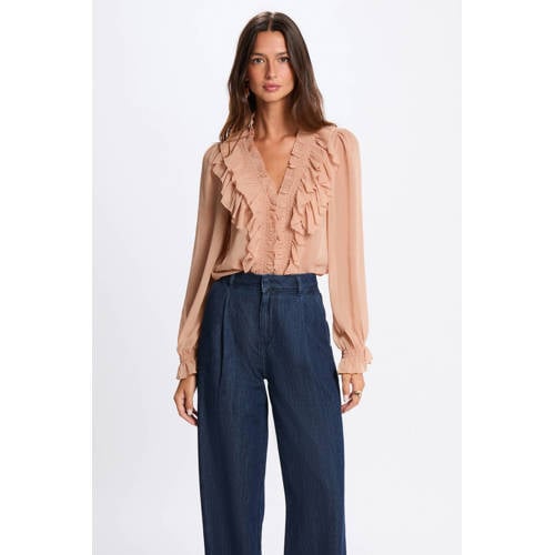 Morgan blouse oudroze afbeelding