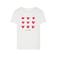 Morgan T-shirt met hartjes wit