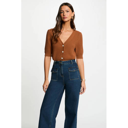 Morgan vest camel afbeelding