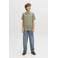 JACK & JONES JUNIOR polo groen gebreid