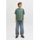 JACK & JONES JUNIOR T-shirt met backprint groen