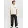 JACK & JONES JUNIOR T-shirt met backprint ecru