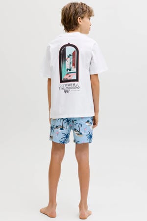 T-shirt met backprint wit
