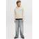 JACK & JONES JUNIOR hoodie met backprint ecru
