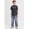 JACK & JONES JUNIOR T-shirt met backprint grijs