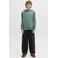JACK & JONES JUNIOR hoodie met backprint groen