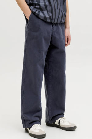 baggy casual broek donkerblauw
