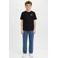 JJ REBEL JUNIOR T-shirt met backprint zwart