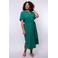 Exxcellent midi jurk groen