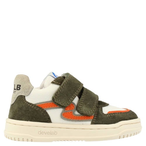 Develab leren sneakers groen afbeelding