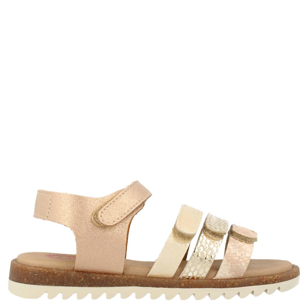 Oudroze meisjes Develab sandalen van 70% fabrics/30% leer met klittenband