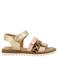 Develab sandalen goud/panterprint