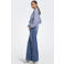 JDY geruit blouse blauw