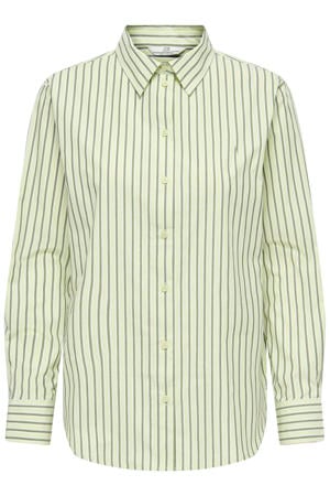 gestreepte blouse lichtgroen