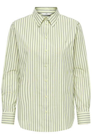 gestreepte blouse lichtgroen