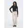 ONLY high waist wide leg jeans ecru