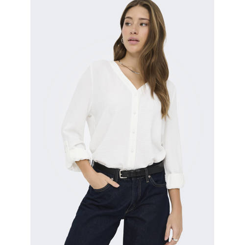 ONLY blouse ecru afbeelding