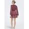 ONLY zomerjurk met paisley print met lurex rood