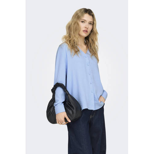 ONLY blouse blauw afbeelding