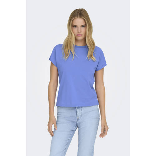 ONLY T-shirt blauw afbeelding