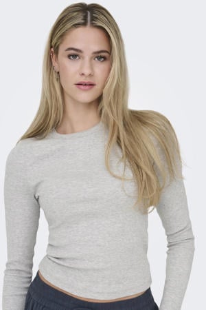 longsleeve grijs melange