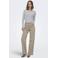 ONLY high waist wide leg jeans beige
