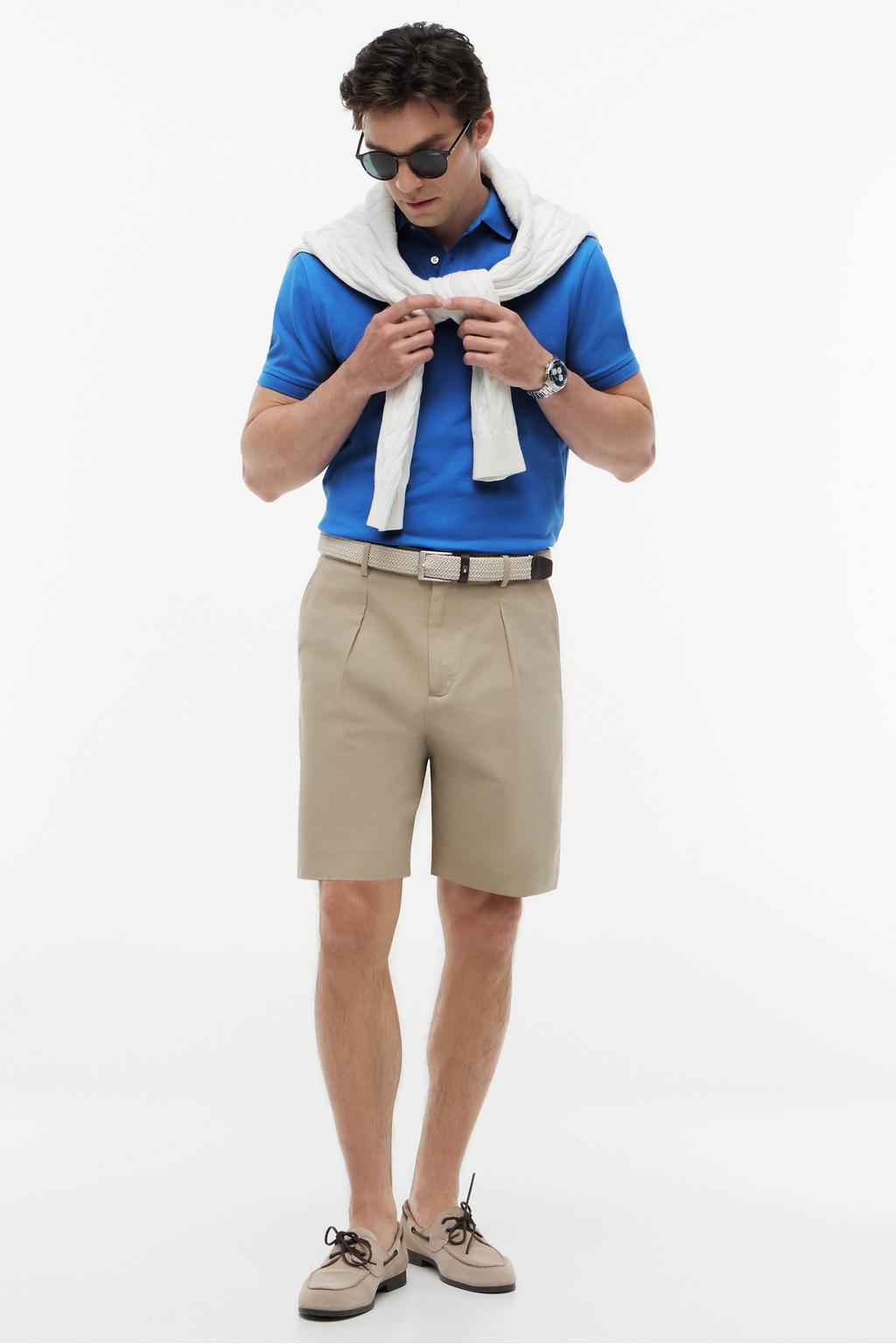 Tommy Hilfiger regular polo blauw