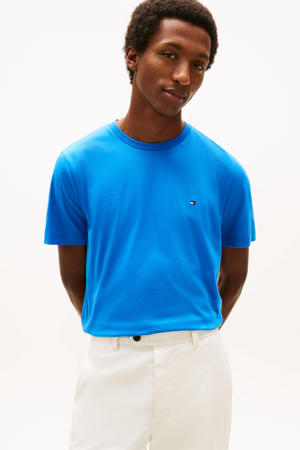 regular T-shirt blauw