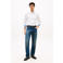 Tommy Hilfiger regular casual overhemd met linnen wit