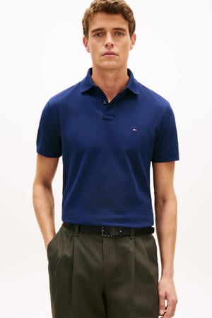 regular polo Donkerblauw