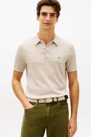 regular polo gebreid ecru