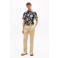 Tommy Hilfiger HARLEM tapered casual broek met linnen beige