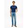 Tommy Hilfiger slim T-shirt marineblauw