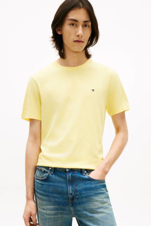 regular T-shirt geel