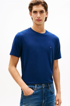 regular T-shirt marineblauw