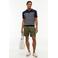 Tommy Hilfiger regular gestreepte polo donkerblauw gebreid