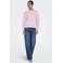 JDY sweater met backprint roze