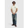Pure Path regular T-shirt met backprint ecru