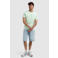 Pure Path regular T-shirt met backprint lichtgroen