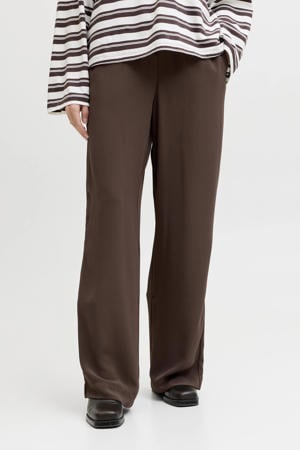 Relaxed regular waist casual broek gebreid