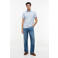 Tommy Hilfiger regular polo lichtblauw