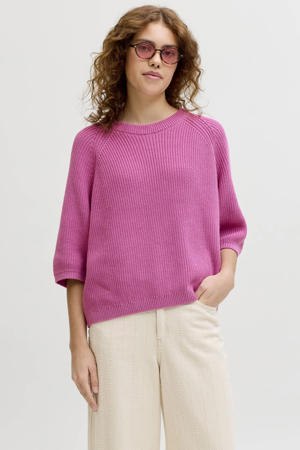 trui roze gebreid