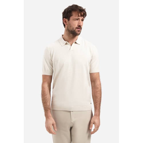 No Excess regular polo ecru afbeelding